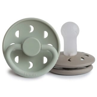 FRIGG Moon Silicone Pacifier 2-Pack