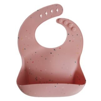 MUSHIE SILIKONINIS SEILINUKAS Powder Pink Confetti