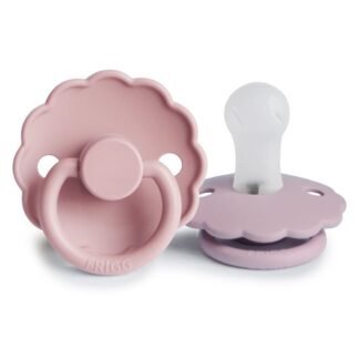 FRIGG Daisy Silicone Latex 2-pack Baby Pink/Soft lilac