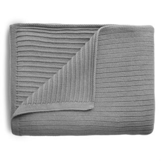 Mushie pledukas Ribbed Gray Melange