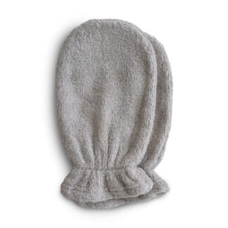 Mushie prausimosi pirštinės 2-Pack Gray