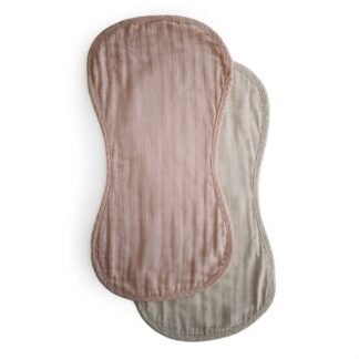 Mushie rankšluostukai Blush/Fog