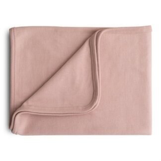 Mushie Ribbed Baby pledukas - Blush