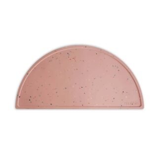 MUSHIE SILIKONINIS PADĖKLIUKAS PINK CONFETTI