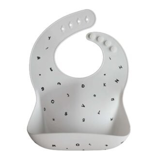 MUSHIE SILIKONINIS SEILINUKAS LETTERS WHITE