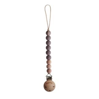 Pacifier Clip | Cleo (Ash)