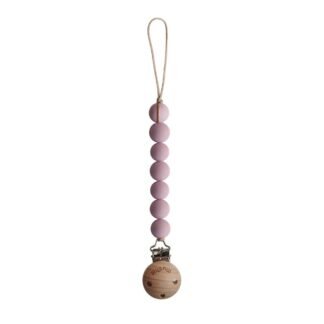 Pacifier Clip | Halo (Mauve)